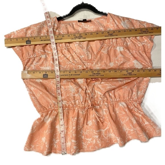 INC International Concepts Cotton Printed Peplum-Hem Top Size XL - Picture 9 of 9